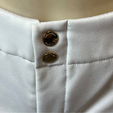 Calvin Klein Women's White Straight Pants Sz L - New