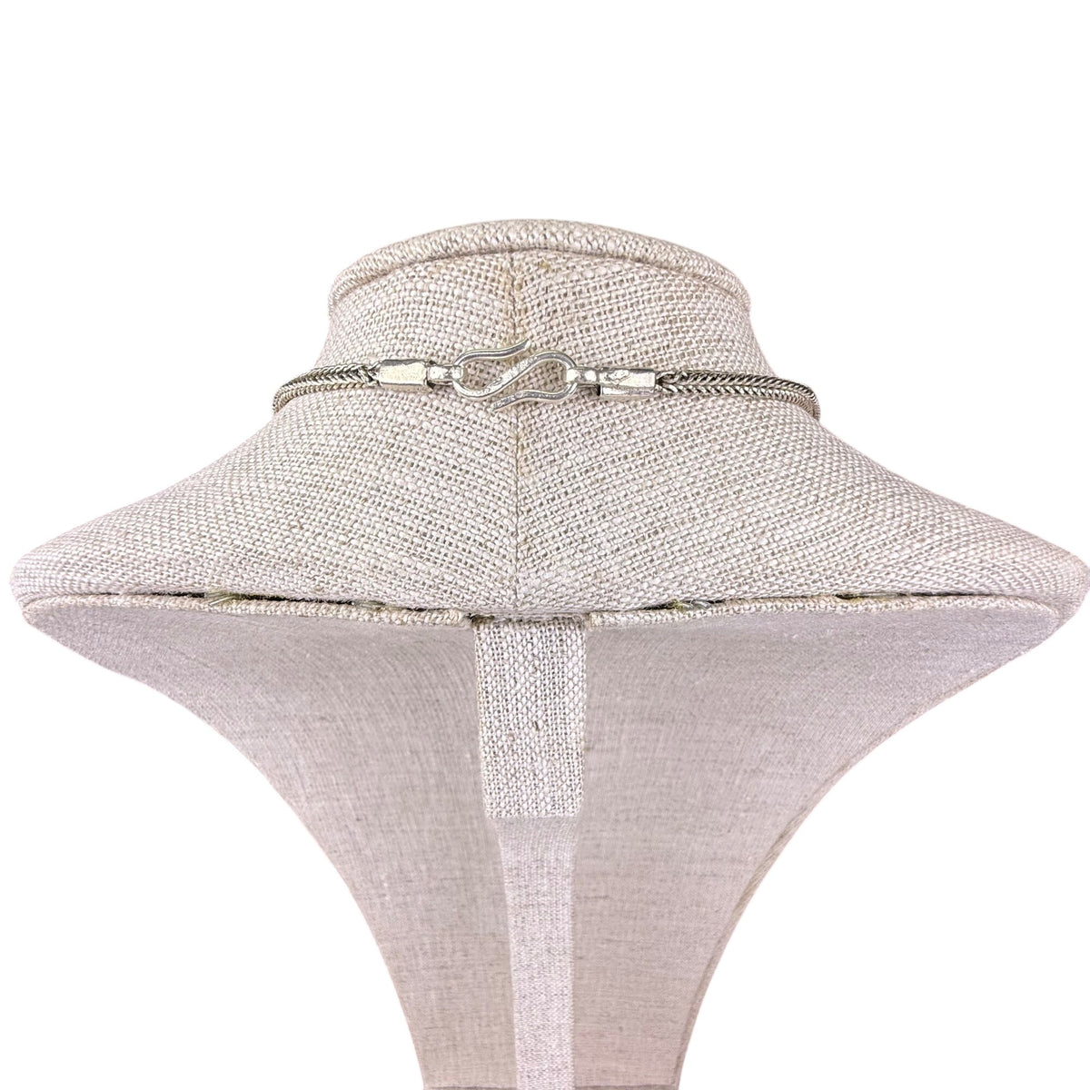 Vintage Silver-Tone Filigree & Enamel Necklace With Pendant Yellow/Blue Accents