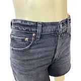 Abercrombie & Fitch Women's Black High Rise Denim Shorts Sz 26/2 - New