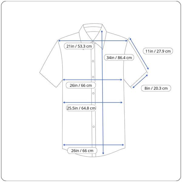 Havana Jacks Cafe Mens Blue Silk Bamboo Pattern Shirt XL - New