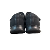 Gmedomm Mens Black Wide Width Elderly Walking Shoes Size 10 - New