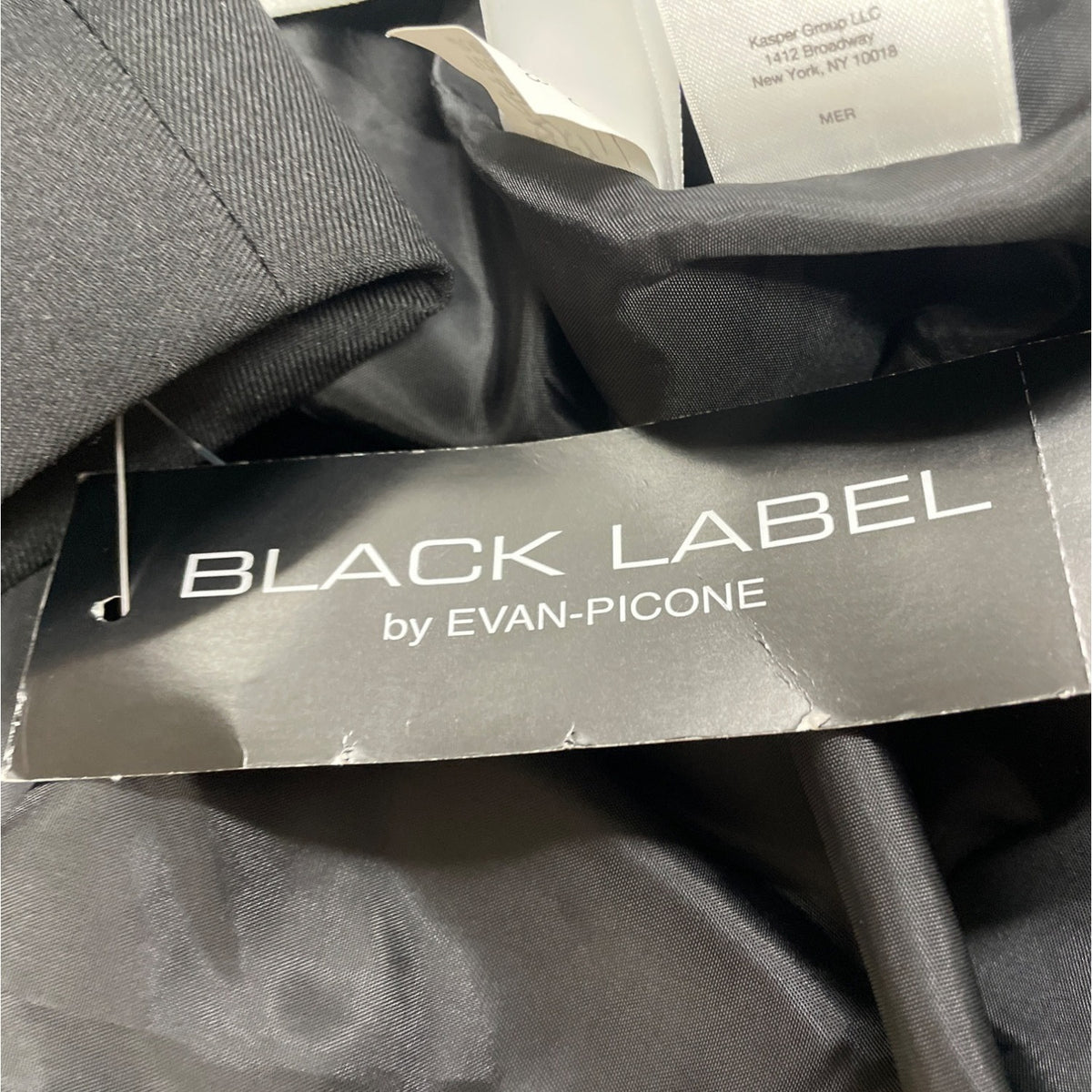 Black Label Womens Blazer Jacket Black & White Size 4 - New