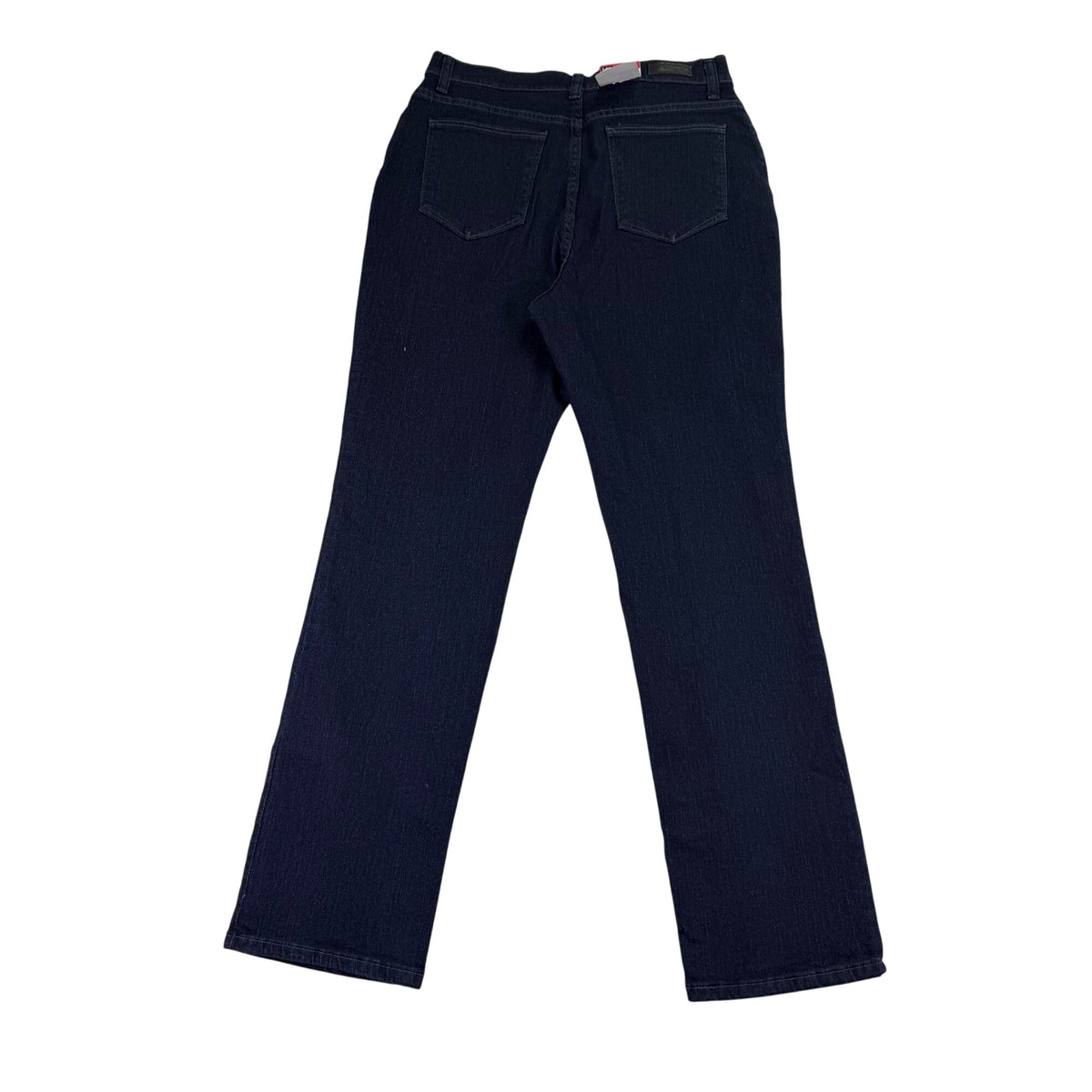 Lee Womens Dark Wash Denim Straight Leg Pants Classic Fit Mid-Rise Size 10 M