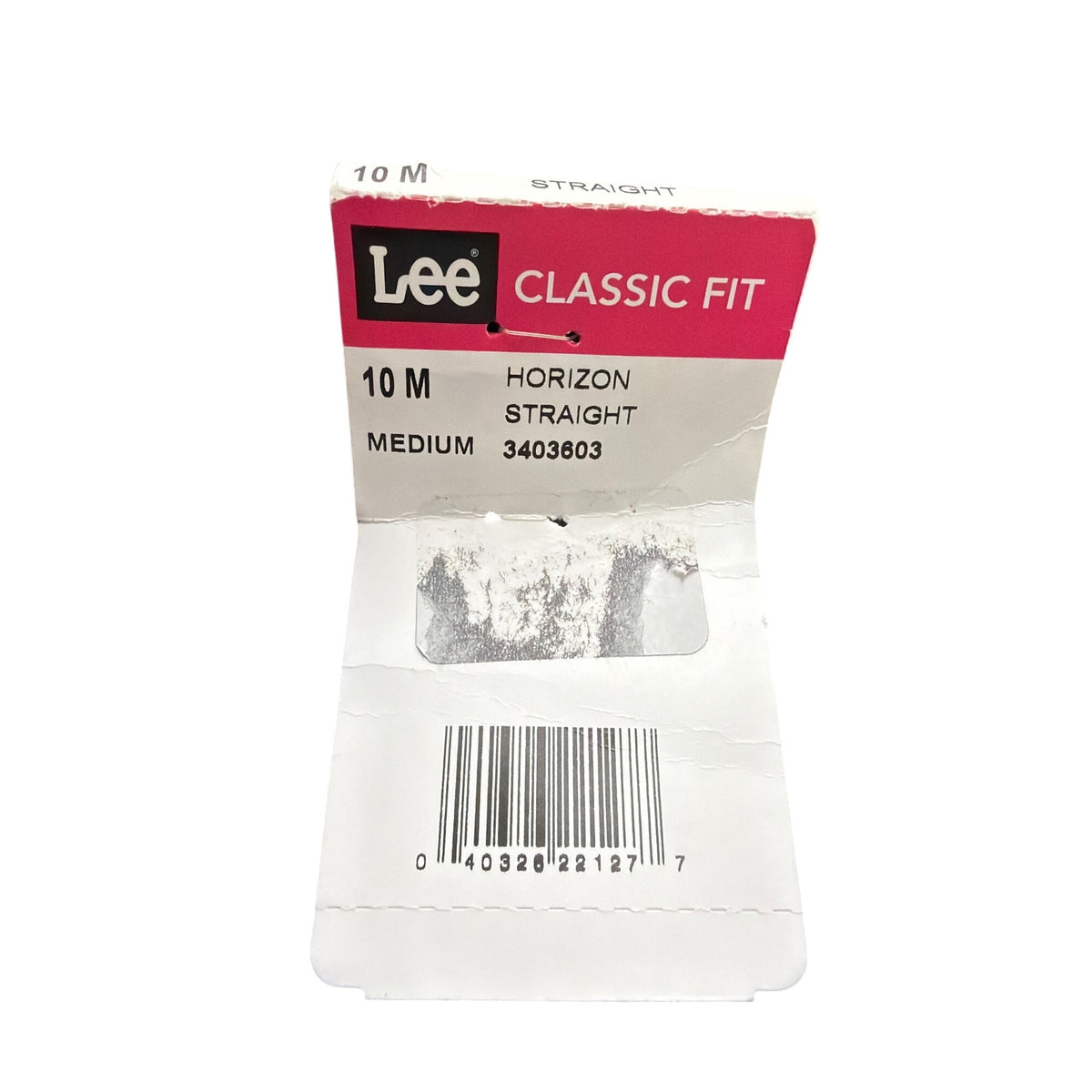 Lee Womens Dark Wash Denim Straight Leg Pants Classic Fit Mid-Rise Size 10 M