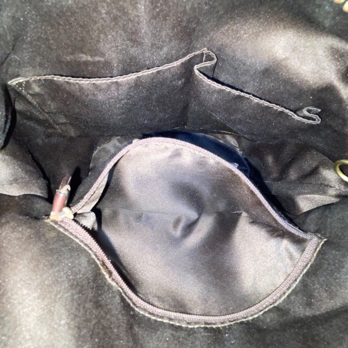 Coach Women’s Brown Leather Trim Signature Canvas Adjustable Strap Shoulder Bag