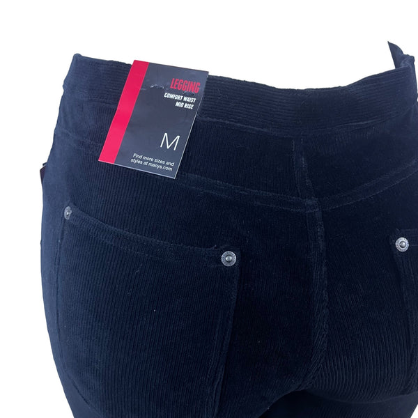 Style & Co Women's Black Leggings Comfort Waist Mid Rise Size M - New