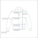 Jos. A. Bank Mens Brown Leather Jacket With Map Lining & Zip Closure Size M