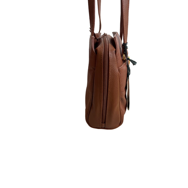 Vintage Gianni Bernini Women's Brown Shoulder Bag Sz M