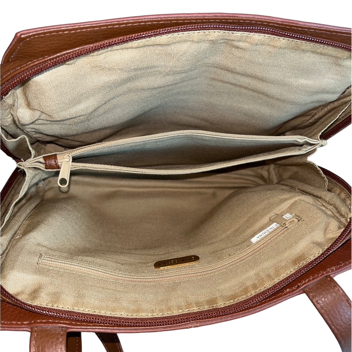 Vintage Gianni Bernini Women's Brown Shoulder Bag Sz M