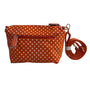 Imoshion Usa Women's Orange Polka Dots Shoulder Purse Sz S - NWOT