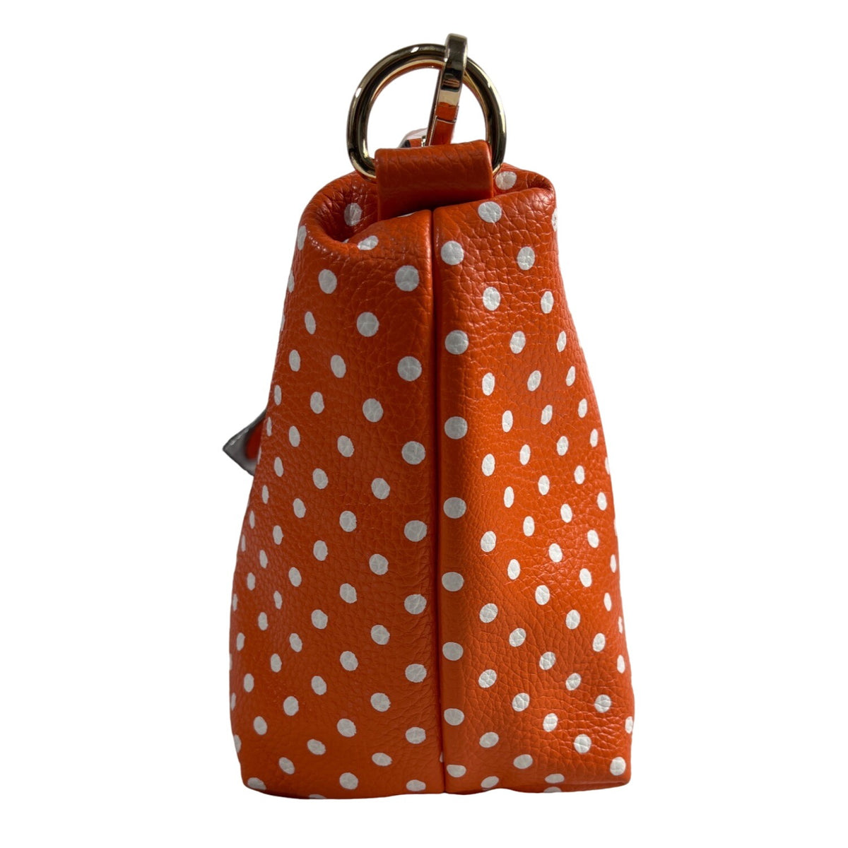 Imoshion Usa Women's Orange Polka Dots Shoulder Purse Sz S - NWOT