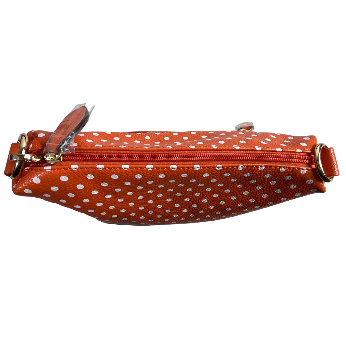 Imoshion Usa Women's Orange Polka Dots Shoulder Purse Sz S - NWOT
