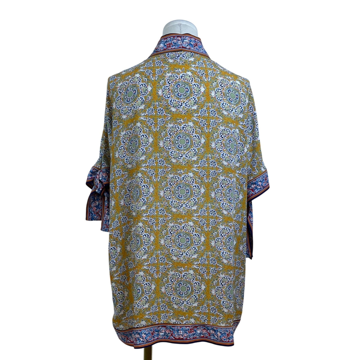 Max Edition Women's Yellow Multicolor Kimono Jacket Floral Lightweight Size S