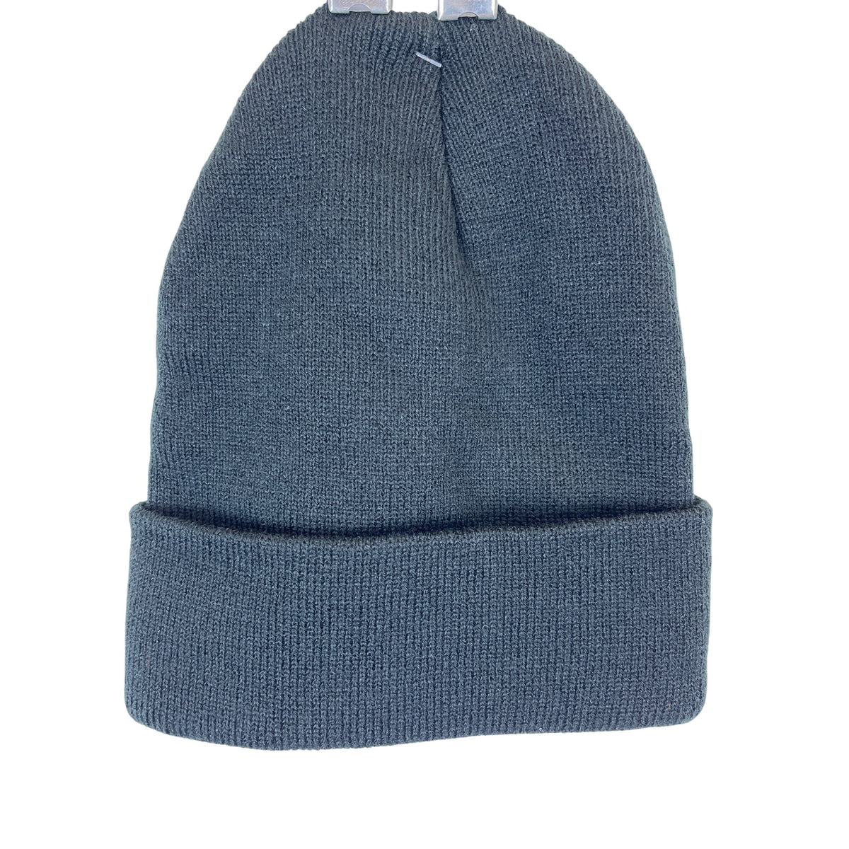 Knocker Mens Black Knit Beanie Warm Stretchy Winter Hat