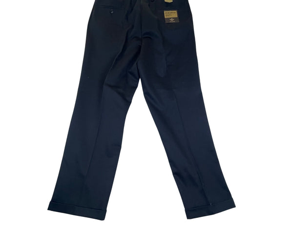 Dockers Men’s Blac Flat Front Dress Pants D4 Never Iron Size W38 L32