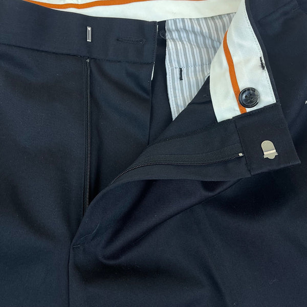 Dockers Men’s Blac Flat Front Dress Pants D4 Never Iron Size W38 L32