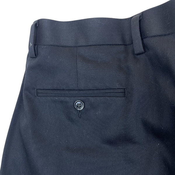 Dockers Men’s Blac Flat Front Dress Pants D4 Never Iron Size W38 L32