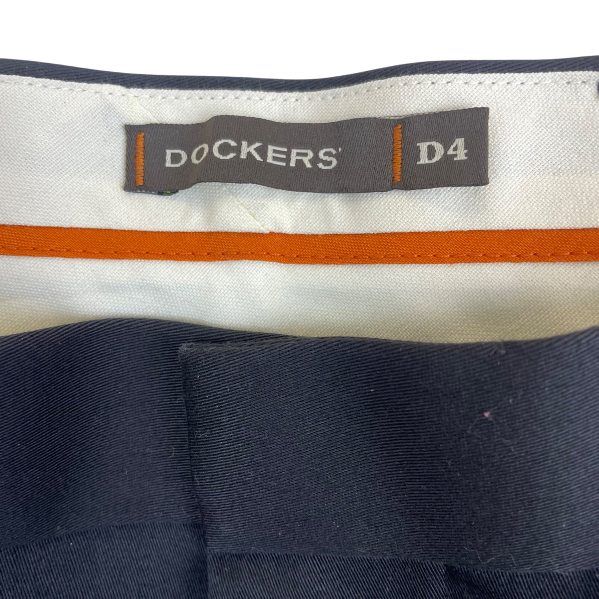 Dockers Men’s Blac Flat Front Dress Pants D4 Never Iron Size W38 L32