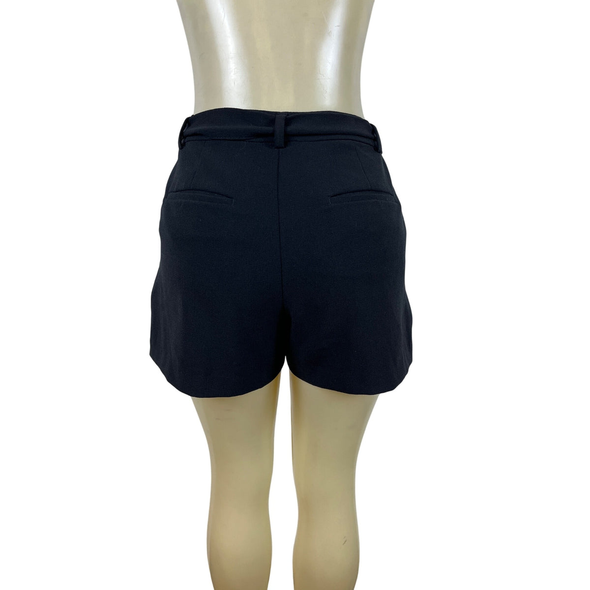 Loft Women's Black High Waist Tie Belt Shorts Size 2