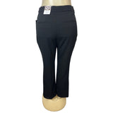 Dana Buchman Women's Black Bootcut Mid Rise Straight Work Pants Sz 6 - NWT