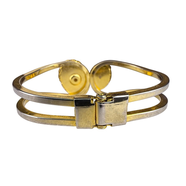 Milikona Of Maui Womens Gold-Tone Shell Accent Hinged Bracelet  Jewelry
