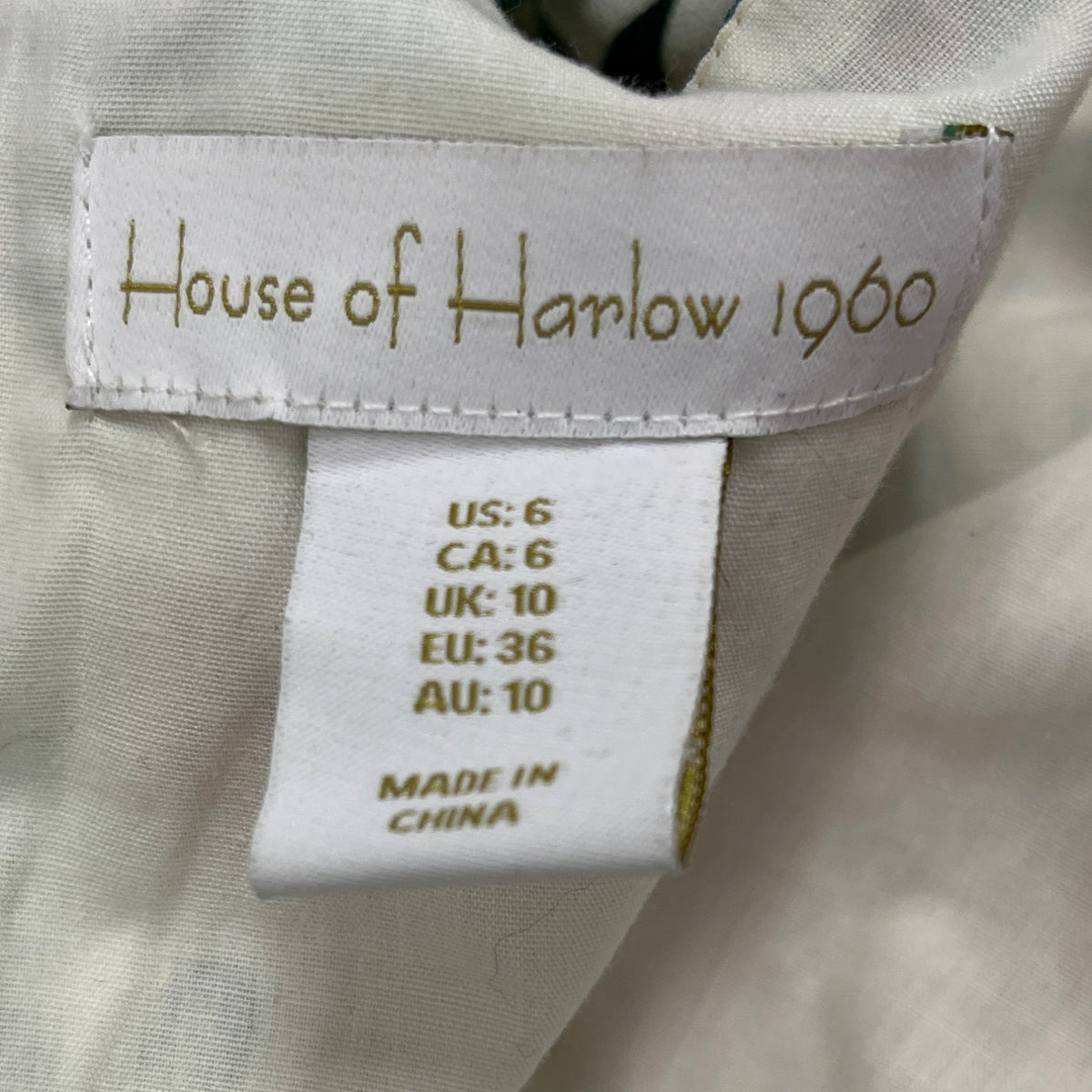 House Of Harlow 1960 Womens Multicolor Floral Spaghetti Strap Peplum Blouse Sz 6