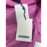 Jacquemus Mini Dress With Adjustable Straps & Side Draping Hot Pink Sz 32 - New