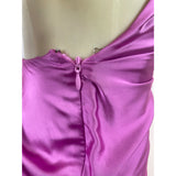 Jacquemus Mini Dress With Adjustable Straps & Side Draping Hot Pink Sz 32 - New