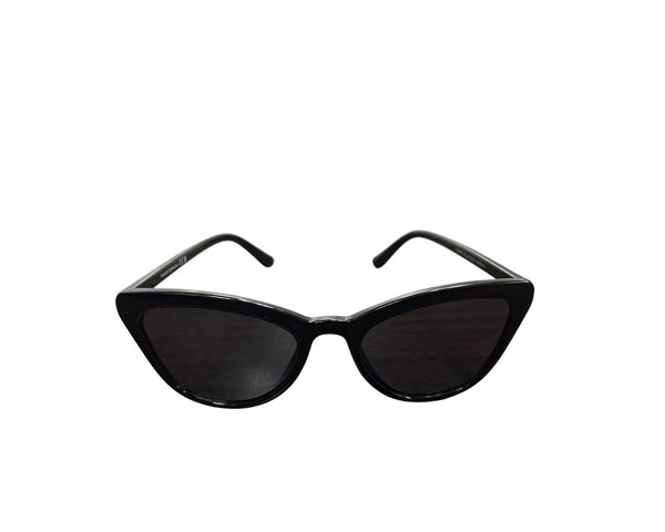 French Collection Womens Black Cat-Eye Sunglasses Lightweight Frame UV Protection Eyewear Stylish
