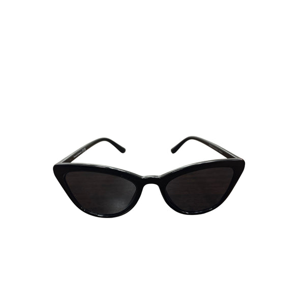 French Collection Womens Black Cat-Eye Sunglasses Lightweight Frame UV Protection Eyewear Stylish