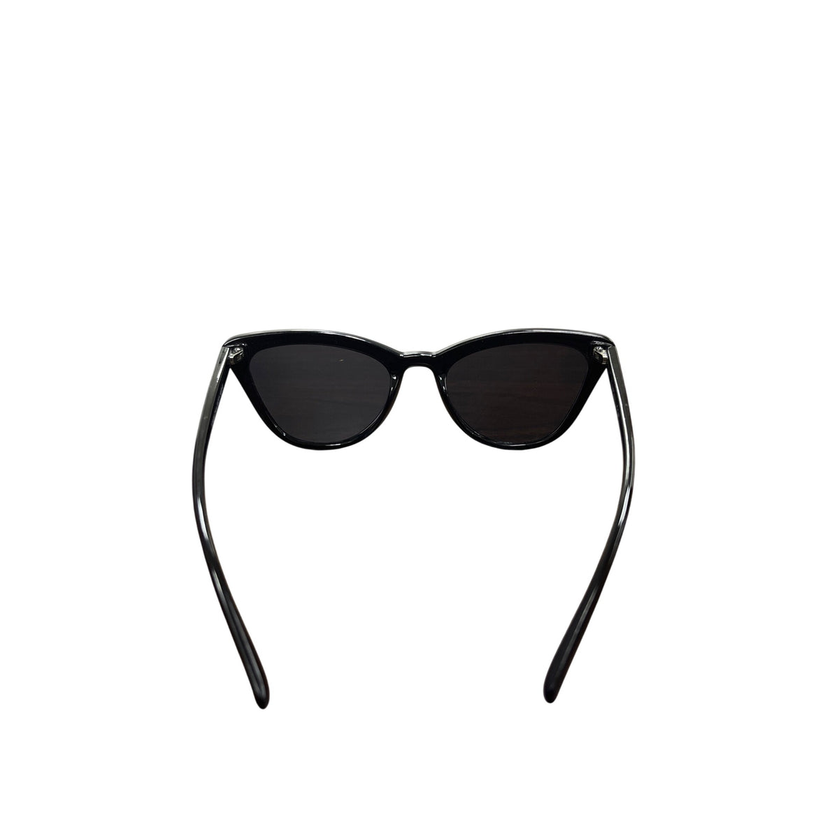 French Collection Womens Black Cat-Eye Sunglasses Lightweight Frame UV Protection Eyewear Stylish