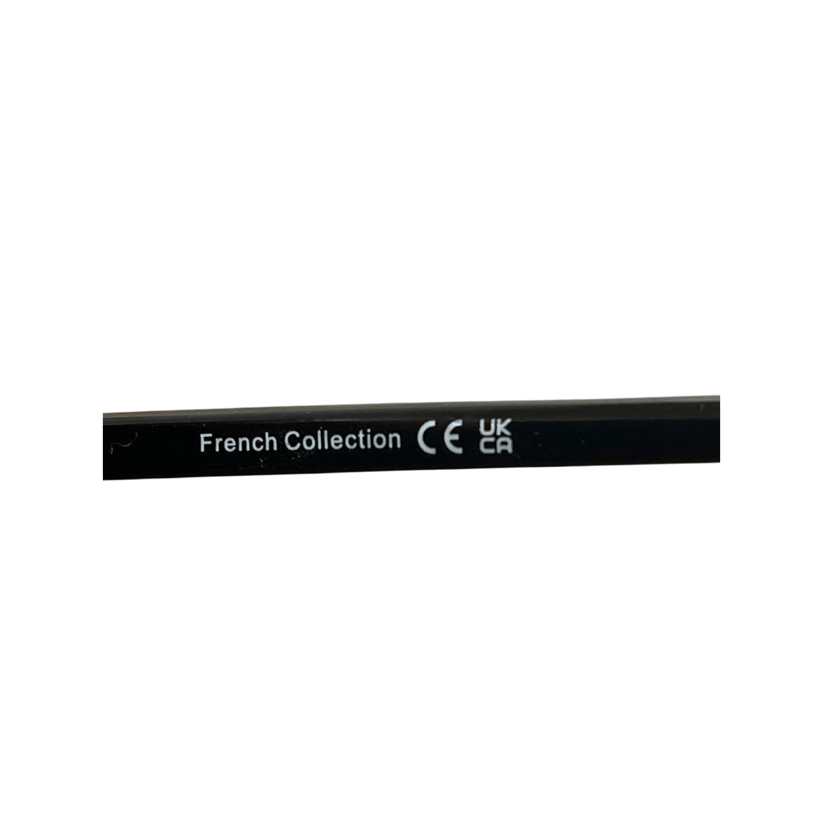 French Collection Womens Black Cat-Eye Sunglasses Lightweight Frame UV Protection Eyewear Stylish