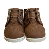 Toms Toddler Brown Lining With TPR Sole Baby Shoes Size T2