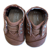 Toms Toddler Brown Lining With TPR Sole Baby Shoes Size T2