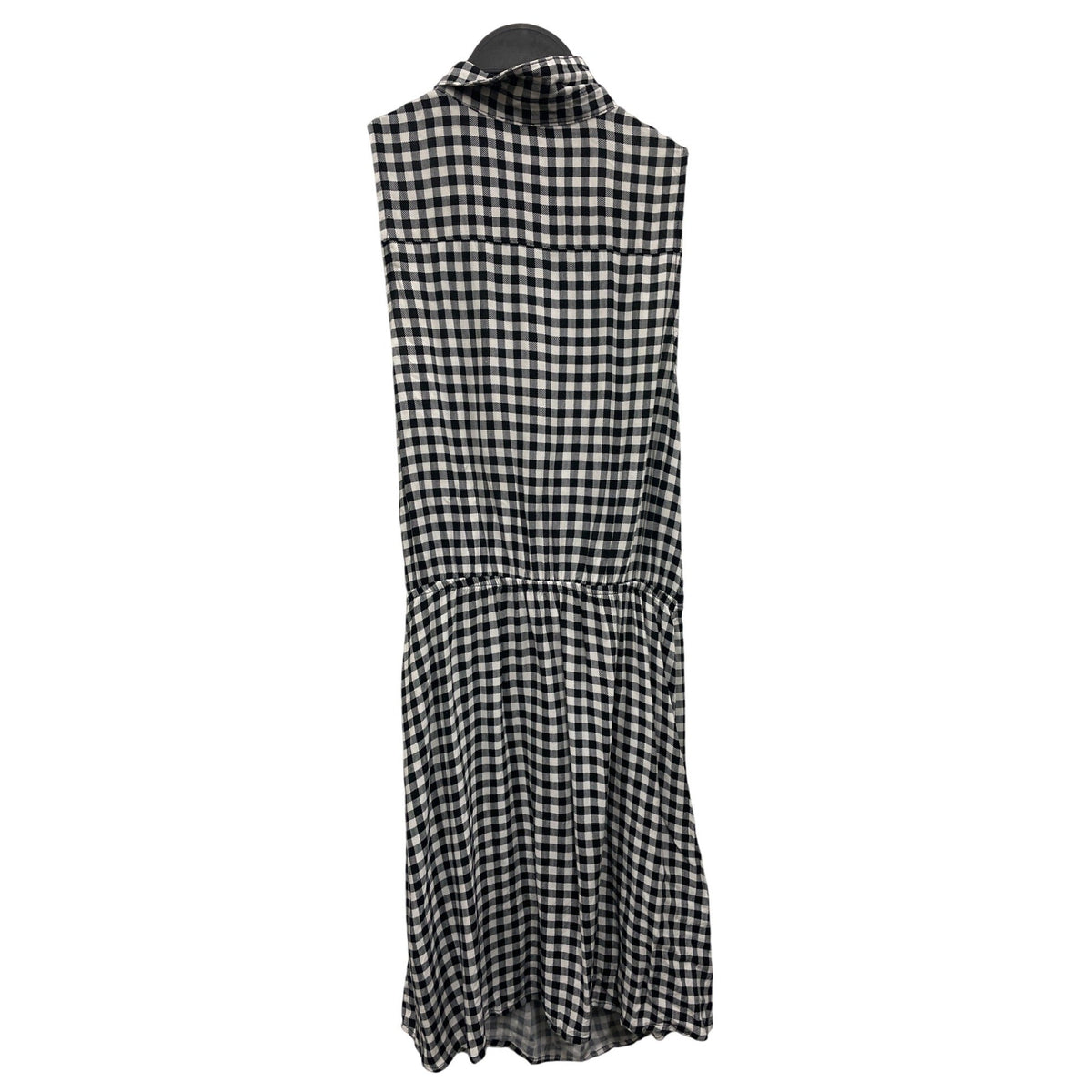 Black & White Checkered Sleeveless Dress With Front Cutout Detail By H&M Divided US 8