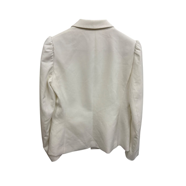 Bar III Womens White Double-Breasted Blazer Jacket XXS