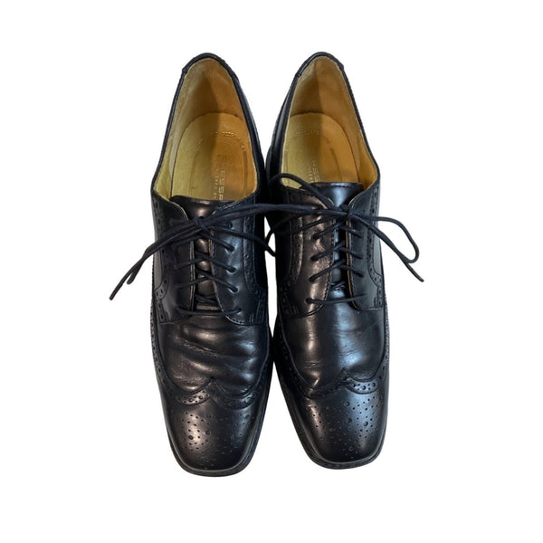 Dressports Men's Black Leather Oxford Shoes Sz 8M