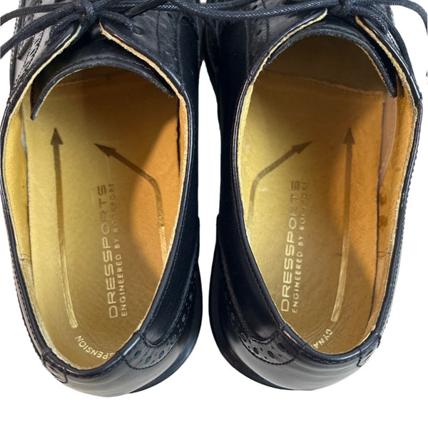 Dressports Men's Black Leather Oxford Shoes Sz 8M