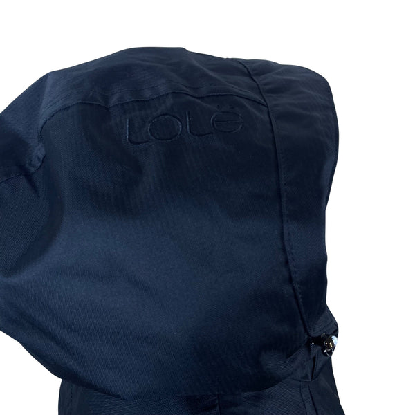 Lolë Women's Black Hooded Jacket Stylish Winter Outerwear Fully Lined Size XXL