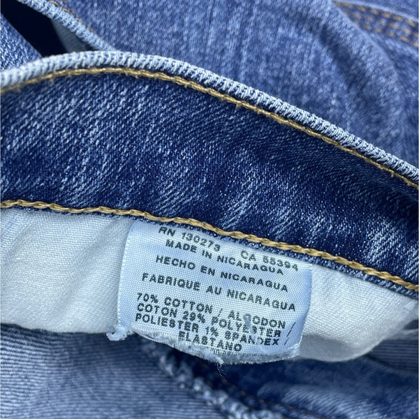 Wrangler Men's Blue Denim Jeans Pants Rigged Worker Sz 34 Approx