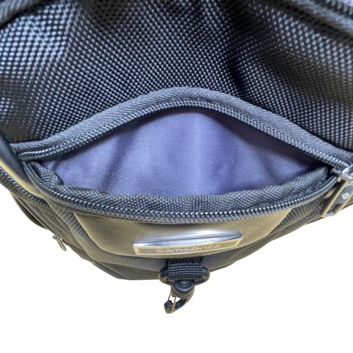 Samsonite Black Nylon With Multiple Compartments & Padded Straps Laptop Backpack