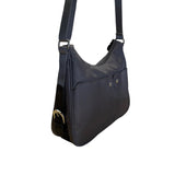 Mosey By Bagallini Grey Nylon With Adjustable Strap Crossbody Shoulder Bag Sz M