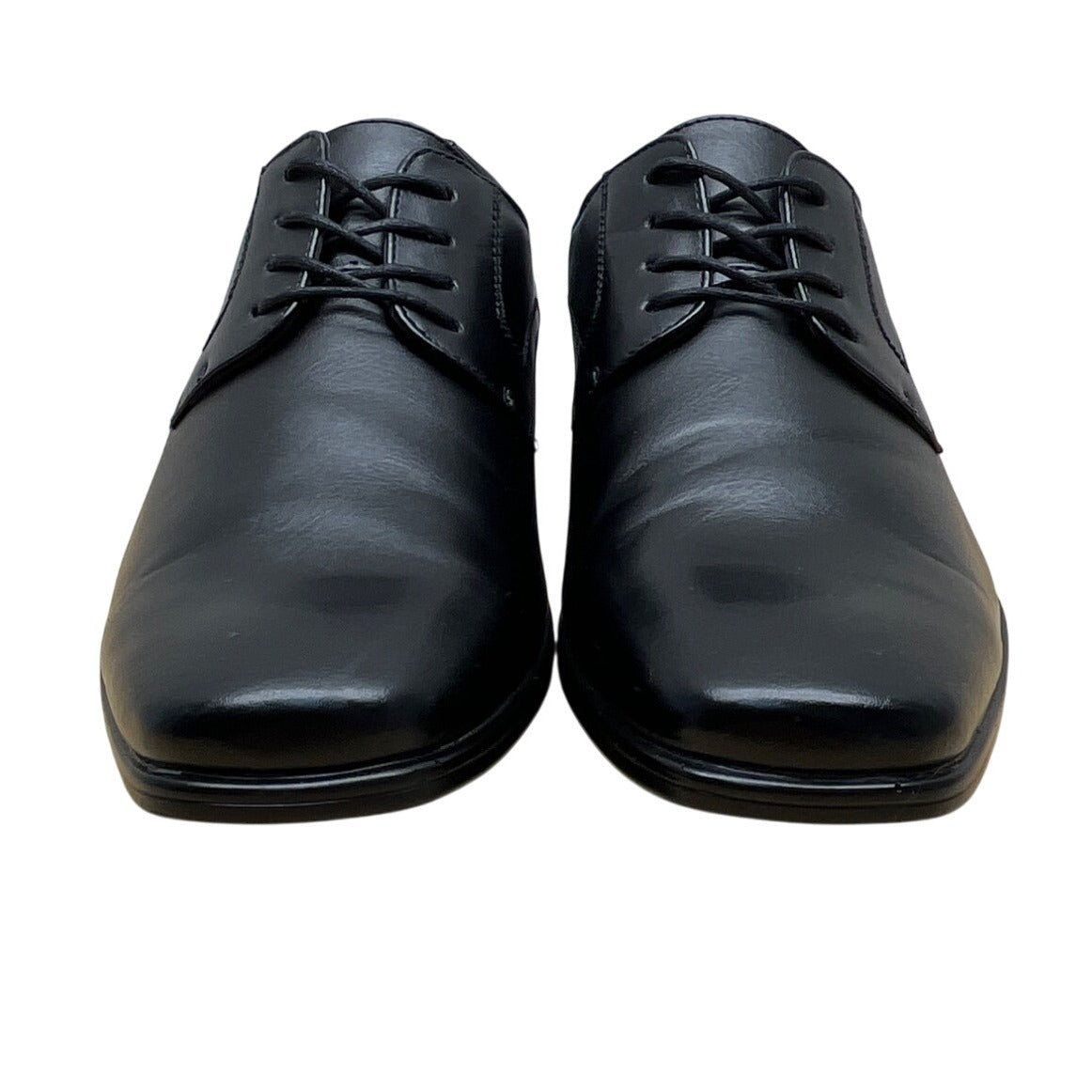 Madden Black Faux Leather Lace-Up M-Cleverr Oxford Dress Shoes Sz 10.5M