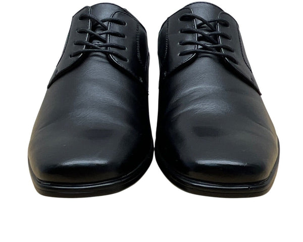 Madden Black Faux Leather Lace-Up M-Cleverr Oxford Dress Shoes Sz 10.5M