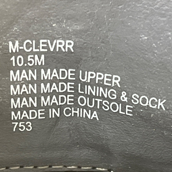 Madden Black Faux Leather Lace-Up M-Cleverr Oxford Dress Shoes Sz 10.5M