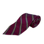 Vintage Brooks Brothers Burgundy Stripe Silk Tie Classic Business Accessory