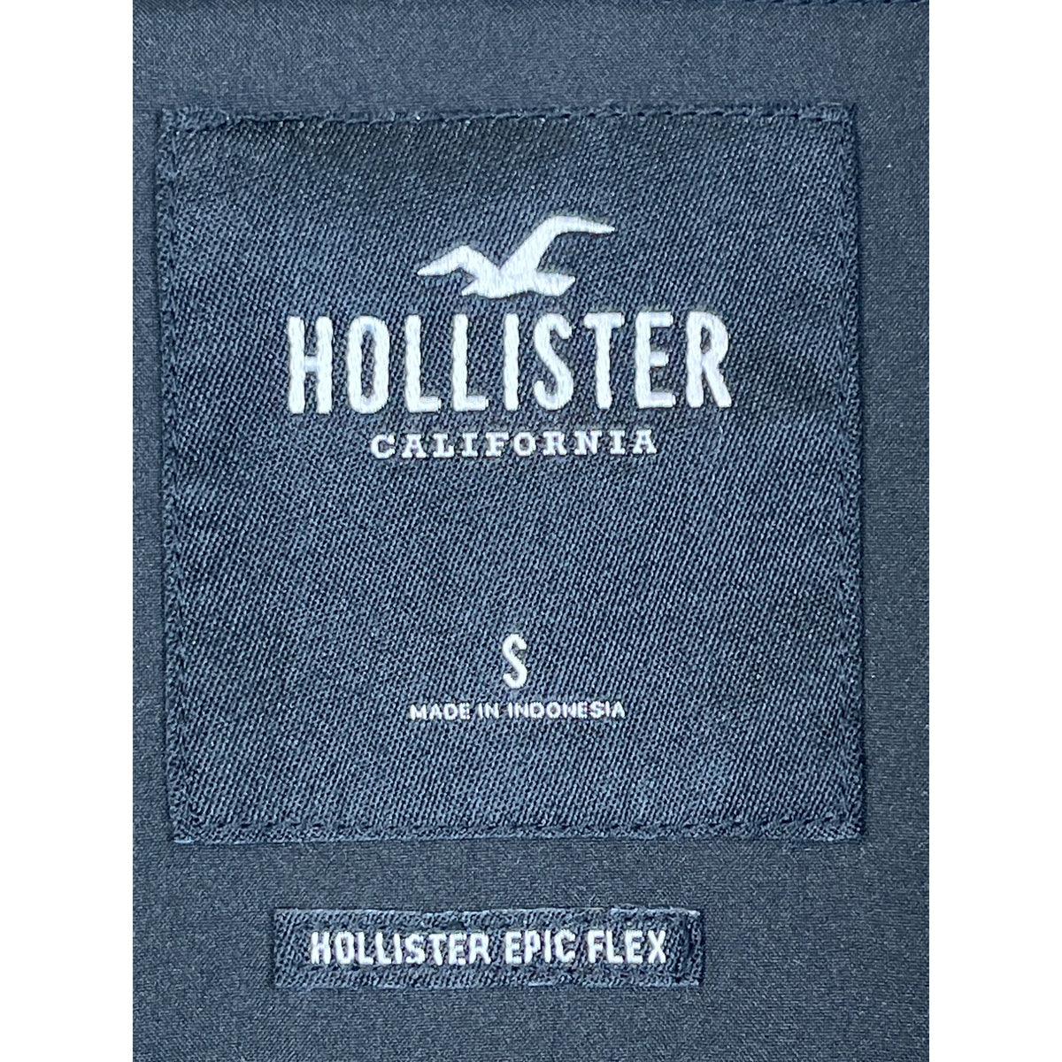 Hollister Mens Beige Sherpa Fleece Jacket Size S Warm Full-Zip Epic Flex Jacket Made In Indonesia