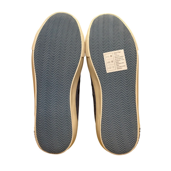 SeaVees Big Kids Blue Cotton Chambray Lace-Up Monterey Kids Sneakers Size 5Y