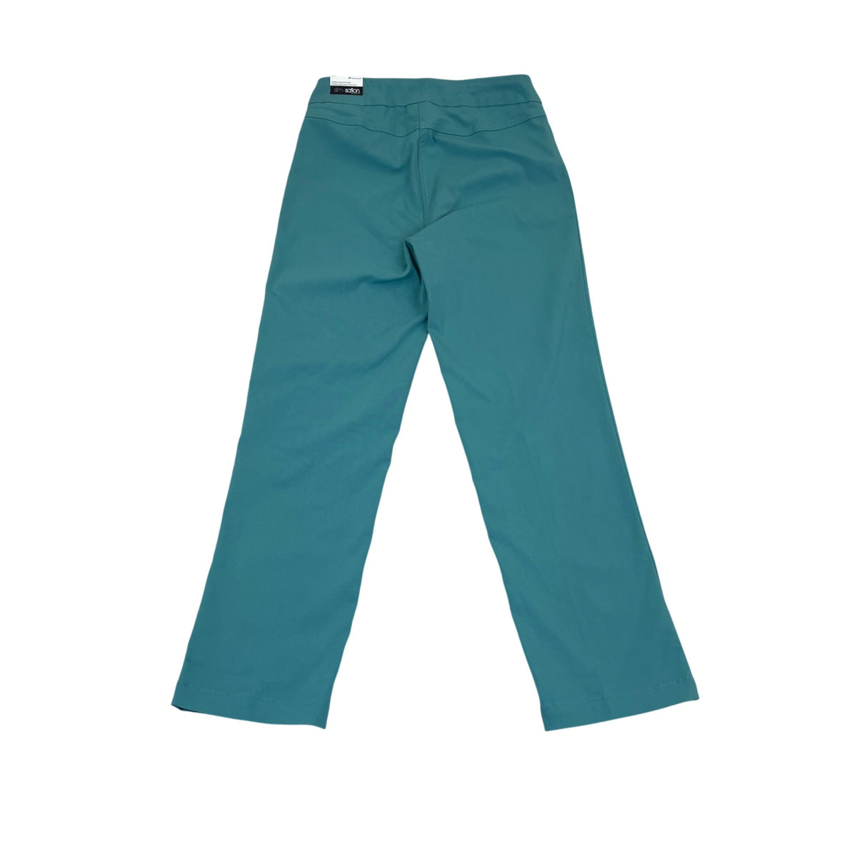 Slim-Sation Women’s Teal Relaxed Leg Pants Tummy Control Panel Sz 4P - New
