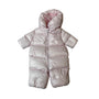 Ralph Lauren Baby Pink Puffer Snowsuit With Mittens & Booties Size 3M